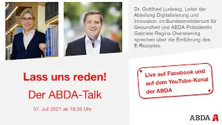 "Lass uns reden! - Der ABDA-Talk" - Zu Gast: Gottfried Ludewig