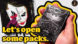 Why so serious?! The Dark Knight Trilogy Playing Cards by Theory11. Batman let's go!