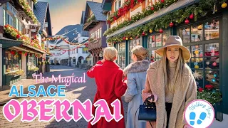 Discover The Magic Of Alsace: Obernai Christmas Walking Tour In Stunning 4k! 🎄🇫🇷