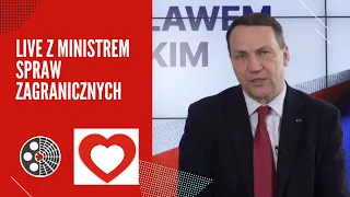 Live z Ministrem Spraw Zagranicznych Radosławem Sikorskim