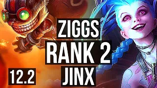 ZIGGS & Leona vs JINX & Lulu (ADC) | Rank 2, Rank 1 Ziggs, 5/1/13 | KR Challenger | 12.2