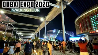 [4K] A Super Crowded Friday Weekend Walking Tour at DUBAI EXPO 2020!