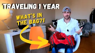 Unpack with Me! 1 Year Trip, Minimalist Backpacker (Nomatic 32L)