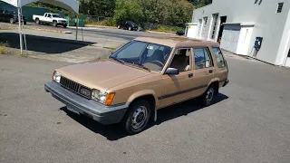 1986 Toyota Tercel 4WD Wagon walk around