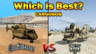 Gta5(Which Is Best?) Gta V VS Gta sa cargobob