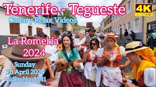 Tenerife 🏝️ Tegueste - La Romería 28 April 2024 Teneriffa