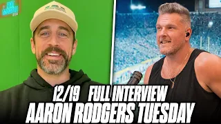 Aaron Rodgers Addresses How Jets Have To Improve For Next Year & Rumors Of Trades | Pat McAfee Show