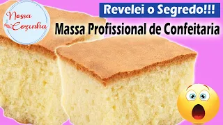 Revelei meu segredo!!! Massa Profissional de Confeitaria - Derrete na boca!