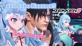 Kelakuan kocak Kobo main Tekken 8 sambil ikutin "Kazama Style" pakai 3D modelnya [Hololive ID Clips]