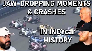 Jaw-Dropping Moments & Crashes In Indycar History REACTION!! | OFFICE BLOKES REACT!!