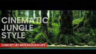 CINEMATIC VIDEO | JUNGLE STYLE AQUASCAPE 120 CM | CONCEPT BY NICKZ AQUASCAPE