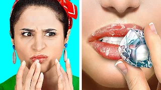 DIY KEREN TRIK KECANTIKAN || Trik-trik Makeup Berguna oleh 123 GO! GOLD