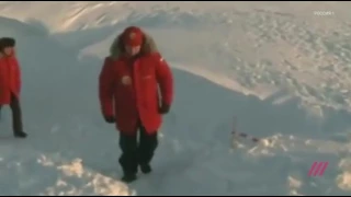 «Между нами тает лед»: Путин и Медведев в Арктике