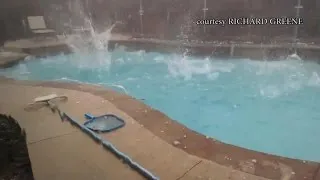 Baseball-sized hail in Texas