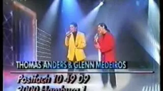 Thomas Anders feat Glenn Medeiros Standing Alone Live Hitparade (HQ)