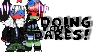 Doing your Dares!//Part 1/2//Countryhumans//Enjoy!