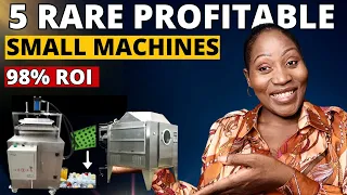Top 5 Very Profitable Small Machines That You Might Be Neglecting