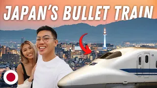 BULLET TRAINS in JAPAN ARE INSANE! 🇯🇵 Train to Kyoto!