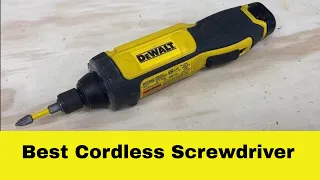 The best cordless screwdriver you'll ever buy