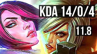 FIORA vs RIVEN (TOP) | 14/0/4, 8 solo kills, Legendary, 400+ games | NA Grandmaster | v11.8