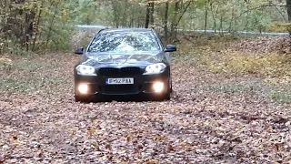 Bmw F11 525d 218hp biturbo, M sport, in the woods, f10, 5 series, acceleration