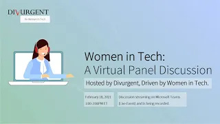 Women in Tech: A Virtual Panel Discussion