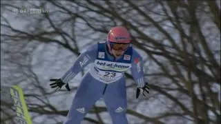 Michael Neumayer 05.02.2011 Oberstdorf Sturz ORF HD