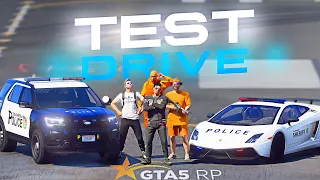 G'AROYIB TEST DRIVE VA DERBI - FIB vs POLICE MASHINALARI - GTA 5 RP Rockford