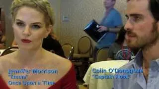 SDCC 2014: Jennifer Morrison "Emma" & Colin O'Donoghue "Hook" from Once Upon a Time