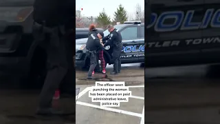 Video: Police officer punches woman during arrest at #McDonalds in #Ohio