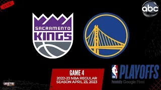 Sacramento Kings vs Golden State Warriors Live Stream Game 4(Play-By-Play & Scoreboard) #NBAPlayoffs