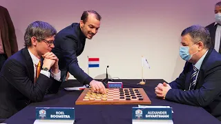 Boomstra - Schwartzman. World Draughts Championship 2022. Round 1. Part 1