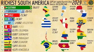 Richest Countries in SOUTH AMERICA