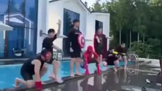 Avengers assemble in reverse (low cost)