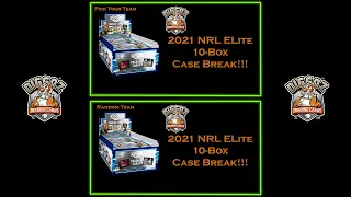 2021 NRL Elite Case Breaks #106-107 - 20 BOXES in Total!!!