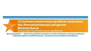 Майкл Бэнг "Система увеличения прибыли в компании"