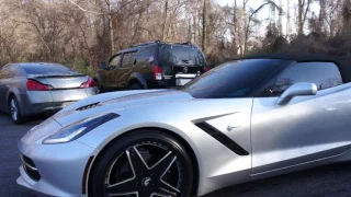 Chevrolet Corvette Stingray Vert on Forgiato Wheels at Mlk Park