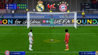 Real Madrid vs Bayern Munich | UCL Semi-Final 2023/24 | Penalty Shootout | FIFA 23 Gameplay