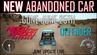 NEW Abandoned Car Location - Land Rover Defender 110 Need For Speed Payback Abandoned Car Location