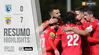 Highlights | Resumo: Belenenses SAD 0-7 Benfica (Liga 21/22 #12)