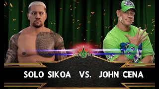 John Cena VS Solo Sikoa : End of John Cena Legacy | Wwe Crown Jewel 2023 |  | Real Winner |