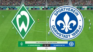 EA SPORTS FC 24 | SV Werder Bremen vs SV Darmstadt 98 - WohnInvest WeserStadion | Gameplay PS5