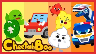 ✨New Kids Songs Compilation✨ | Rescue team | Vehicles | Dinosaur | Best Nursery rhymes | #Cheetahboo