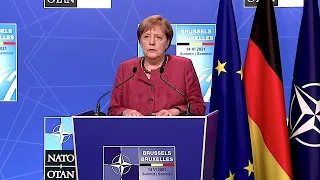 14.06.2021 - Angela Merkel (mit Fragen) - NATO-Gipfel: Agenda 2030, Russland, China, 2%-Ziel u.a.