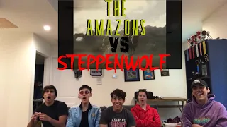 The Amazons vs Steppenwolf GROUP REACTIONS!  | Zack snyder's justice league.