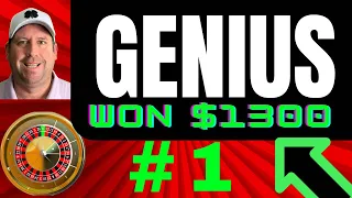 #1 BEST NEW ROULETTE SYSTEM WON $1300 #best #viralvideo #gaming #money #business #trend #strategy
