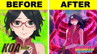 Sarada Uchiha Evolution Power Levels | Boruto: Naruto Next Generation