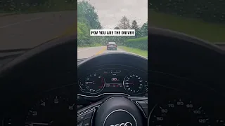 Audi A4 POV DRIVE