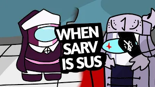 sussy sarv / RUV x SARV / mid-fight masses / Fnf / among us / meme / short Animation