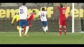 Романа Широкова Гол Азербайджан - Россия 0-1 HD 15.10.2013